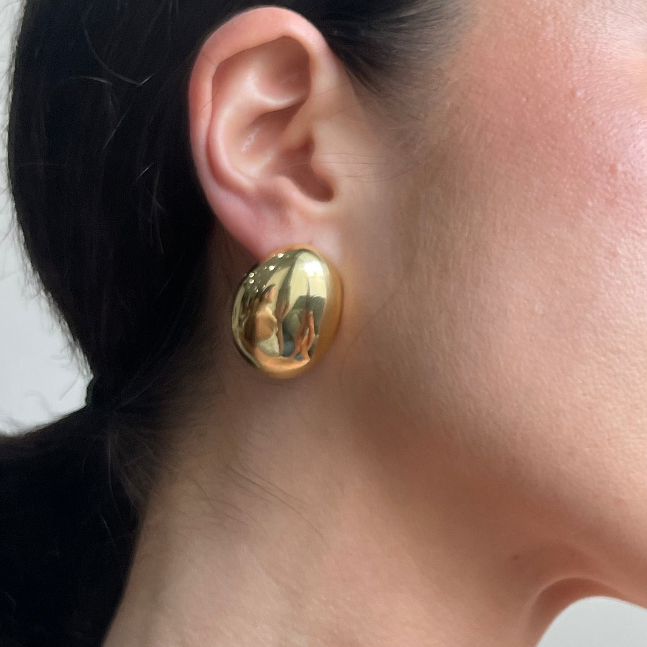 Aretes Chunky ovalo