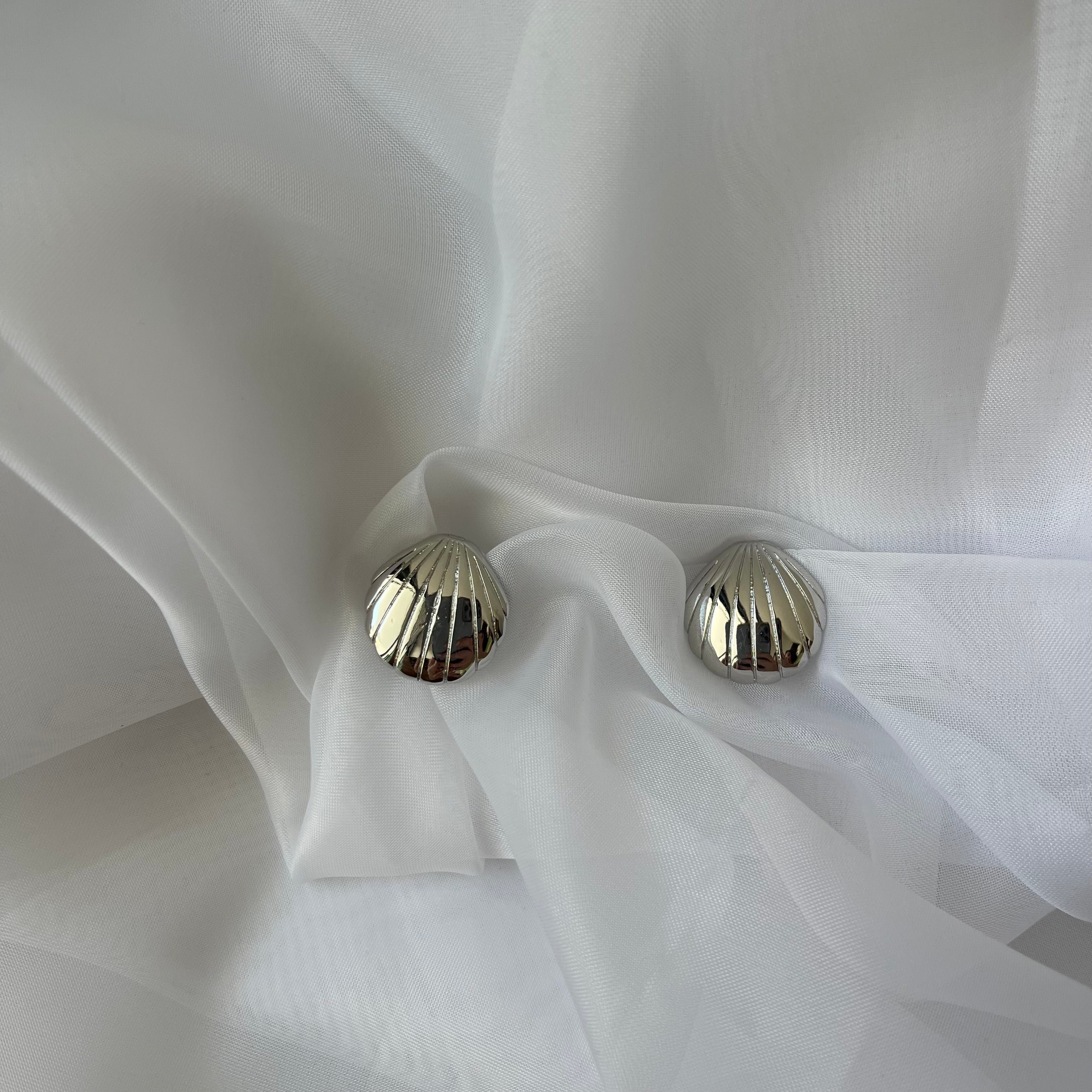 Aretes Conchita plateada