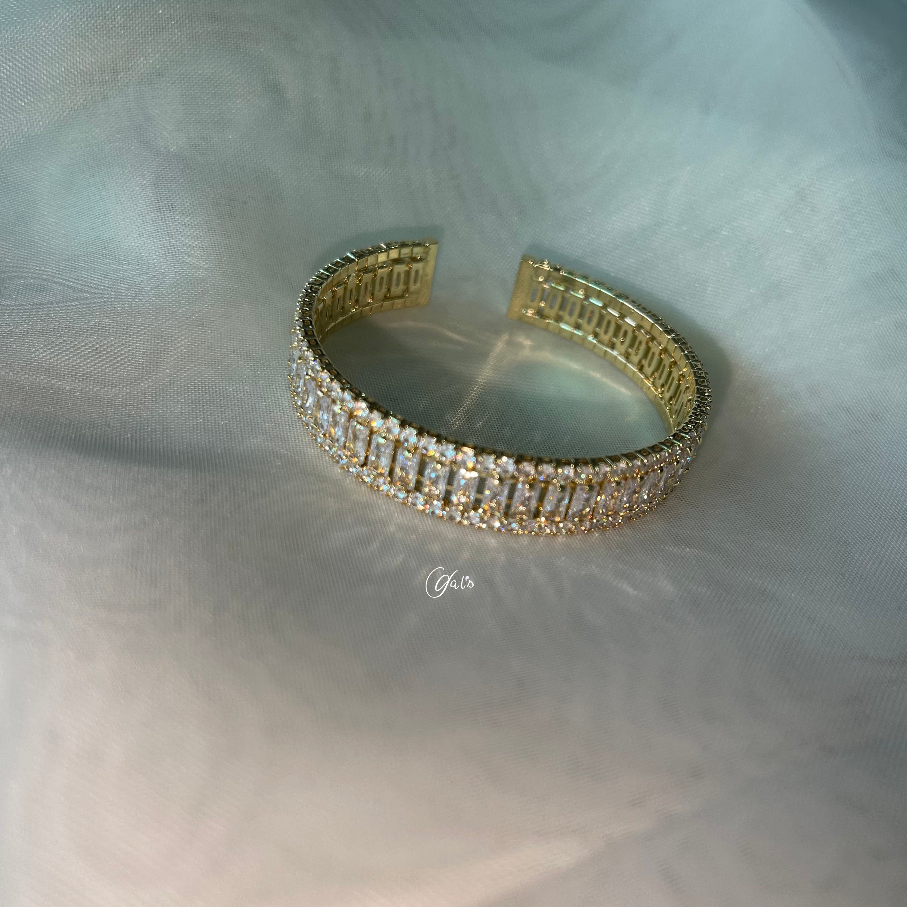 Brazalete Brillante chico Oro