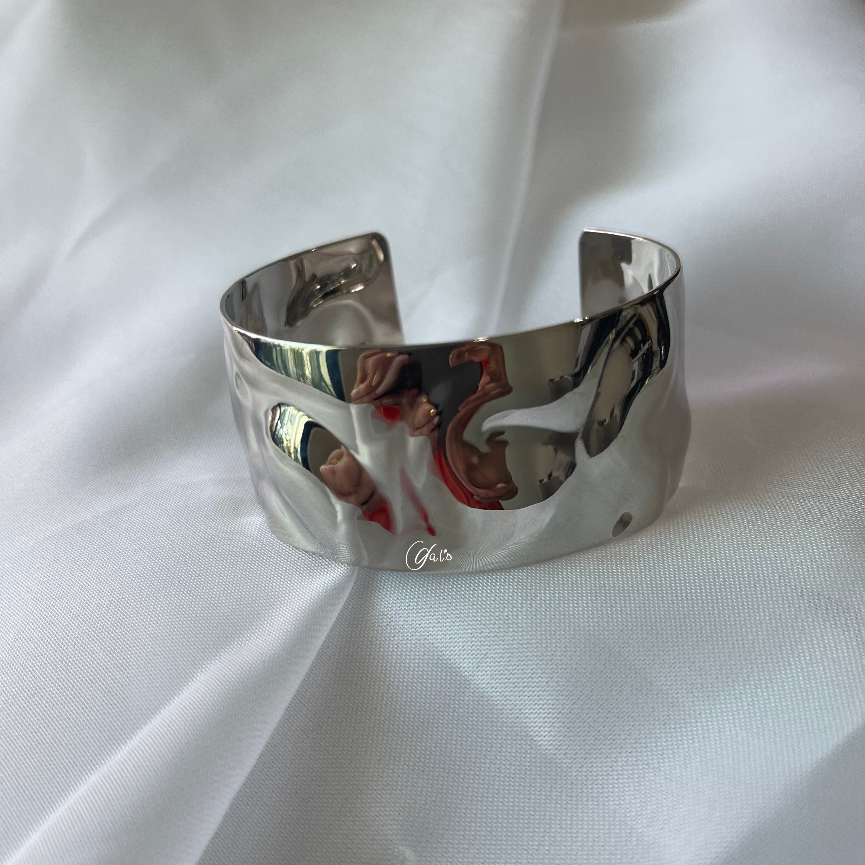Brazalete Clásico Grueso Plata